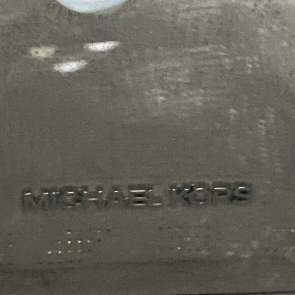 MICHAEL KORS PREMIERE Suri Medium Logo Perforated Suede Shoulder bag Reversible - Picture 4 of 16